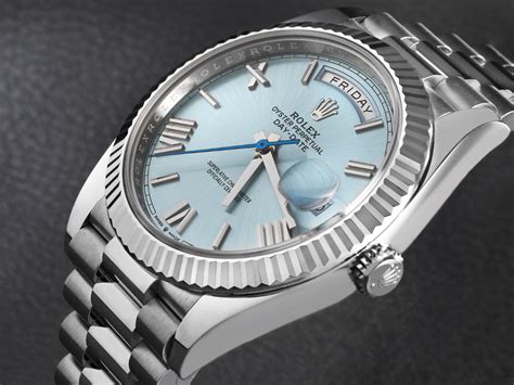 platinum blue rolex|Rolex platinum day date 36mm.